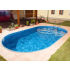 Piscine Allongée Ibiza Acier à enterrer 700x350x150cm