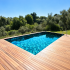 Piscine Bois Rebecca Rectangulaire avec Escalier 920x420x145cm Pierre de Bali