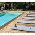 Piscine Bois Lenny Rectangulaire avec Plage Immergée  + Escalier 720x400x145cm