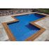 Piscine Bois Super Max Rectangulaire avec Escalier + Plage 2000x820x145cm