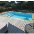 Piscine Bois Luna Rectangulaire avec Escalier 350x270x70cm