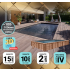 Piscine Bois PRESTIGE Rectangulaire SPARK 920x420x145cm Liner Relief 3D