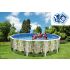 Piscine Ronde BOSQUE Acier 350 x H 120cm 