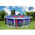 Piscine Ronde OCEANO Acier Décoration Aquatique 350 x 120 cm