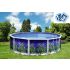 Piscine Ronde OCEANO Acier Décoration Aquatique 350 x 120 cm