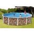 Piscine Ronde CAMOUFLAGE Acier 350cm x H 120 cm