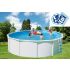 Piscine Ronde CANARIAS Acier 350 cm x H 120 cm + Kit d'été