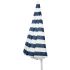Parasol PECHINO Polyester 200/8 cm Rayé Blanc Et Bleu