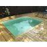 Piscine Bois Luxe Rectangulaire avec Escalier d'angle 420x320x131cm