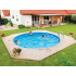 Piscine Acier Ronde Azuro ⌀360x90cm Gris/Blanc