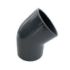Raccord PVC coude 45° 250 mm PN 10 femelle à coller