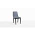 Lot de 2 chaises tissu gris FELICIO 