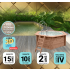 Piscine Bois Spark PRESTIGE Ronde Hexagonale SPARK ⌀ 395x115cm Liner Relief 3D
