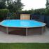 Kit Piscine Béton Aspect Bois Allongé 787x472x130cm