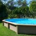 Kit Piscine Béton Aspect Bois Allongé 635x472x143cm