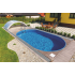 Piscine Allongée Ibiza Acier à enterrer 1200x600x150cm