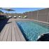 Piscine Bois Luxe Rectangulaire avec Escalier d'Angle 520x320x131cm