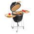 Kit de Barbecue Kamado XL Noir 130x121x73cm