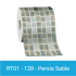 Liner mosaïque 75/100 pour Kit Piscine Béton Aspect Bois Allongé 635x472x130cm