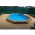 Piscine Bois Lucci Octogonale allongée 415x265x131cm