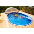 Piscine Coque en Fibre de verre OLYMP 450x300x120cm 