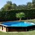 Piscine Bois Diamant Ronde ⌀360x131cm