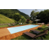 Piscine Bois Supreme Rectangulaire avec Escalier d'Angle 1220x520x145cm