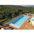 Piscine Bois Luxe Rectangulaire avec Plage immergée + Escalier 620x420x130cm