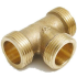 Raccord laiton té 90° male diamètre 3/4 -Pn25-