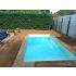 Piscine Bois Luxe Rectangulaire avec Escalier 470x270x145cm