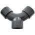 Raccord PVC « Y » pour aliment 63 mm PN 16 femelle à coller